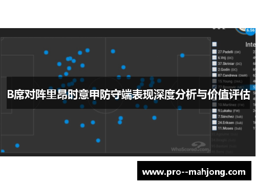 B席对阵里昂时意甲防守端表现深度分析与价值评估