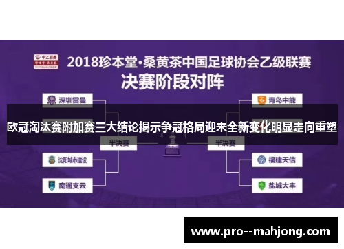 欧冠淘汰赛附加赛三大结论揭示争冠格局迎来全新变化明显走向重塑